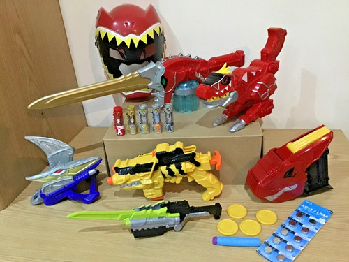 Bundle power rangers dino - power, dx